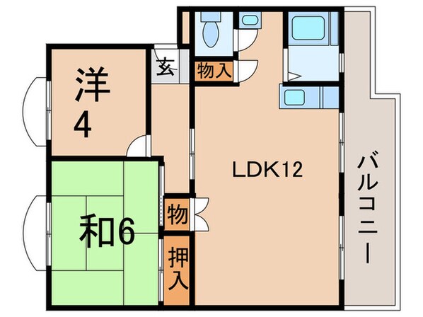 エクセルハイツの物件間取画像